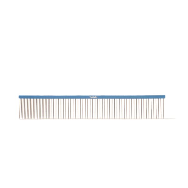 Blue Metal Dog Comb